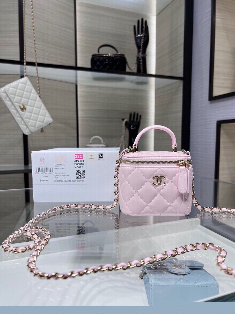 Ch*el cosmetic bags
